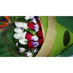 Bird Paradise with Roses Bouquet